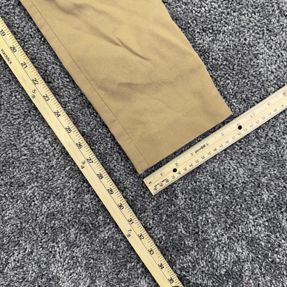 White House Black Market Pants Womens 00 Beige Slim Straight Stretch Dress Work - Picture 5 of 8